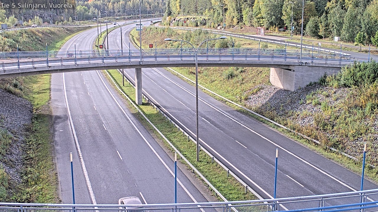 Kelikamerat Kuva Tie 5 Siilinjärvi, Vuorela, Siilinjärvi, Pohjois-Savo