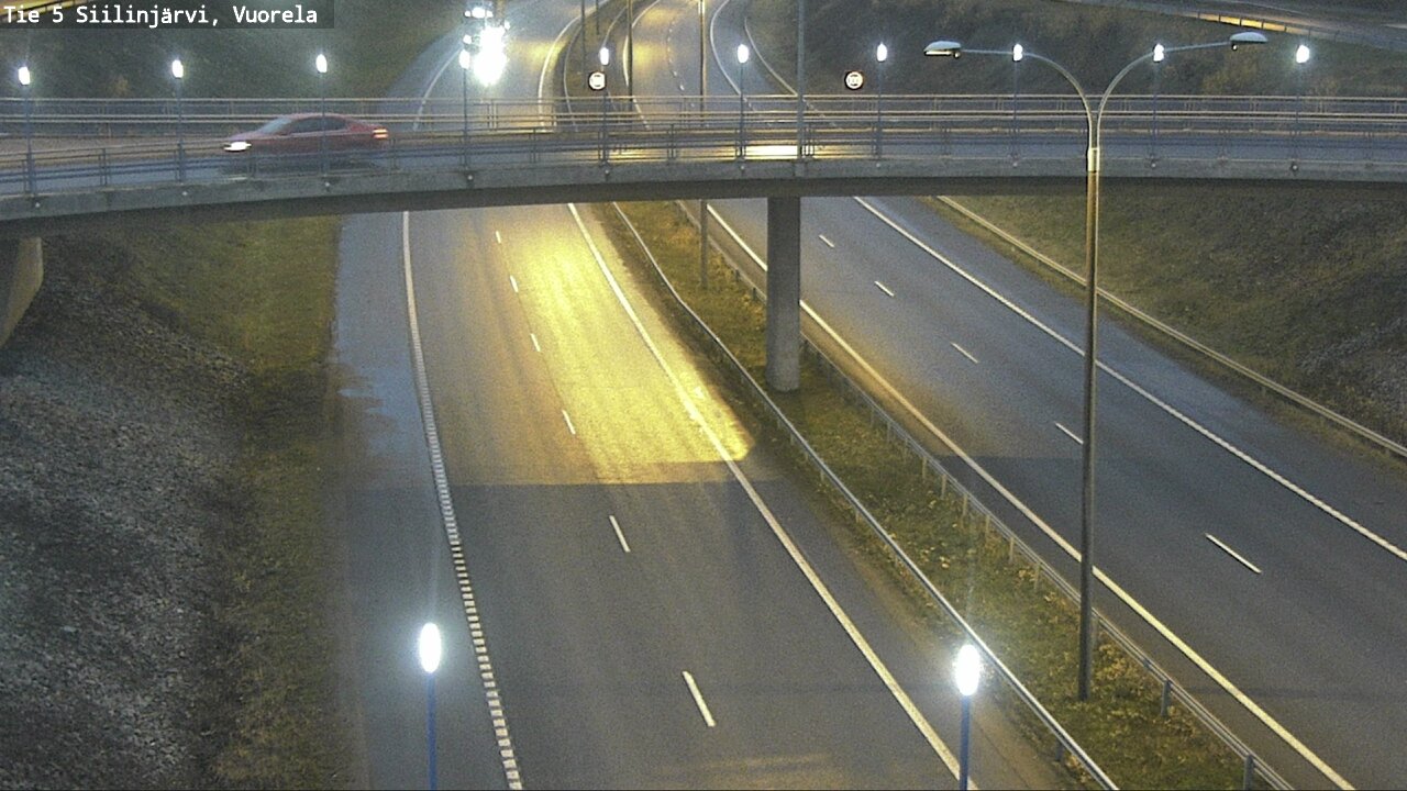 Weather Camera Image Väg 5 Siilinjärvi, Vuorela, Siilinjärvi, Pohjois-Savo