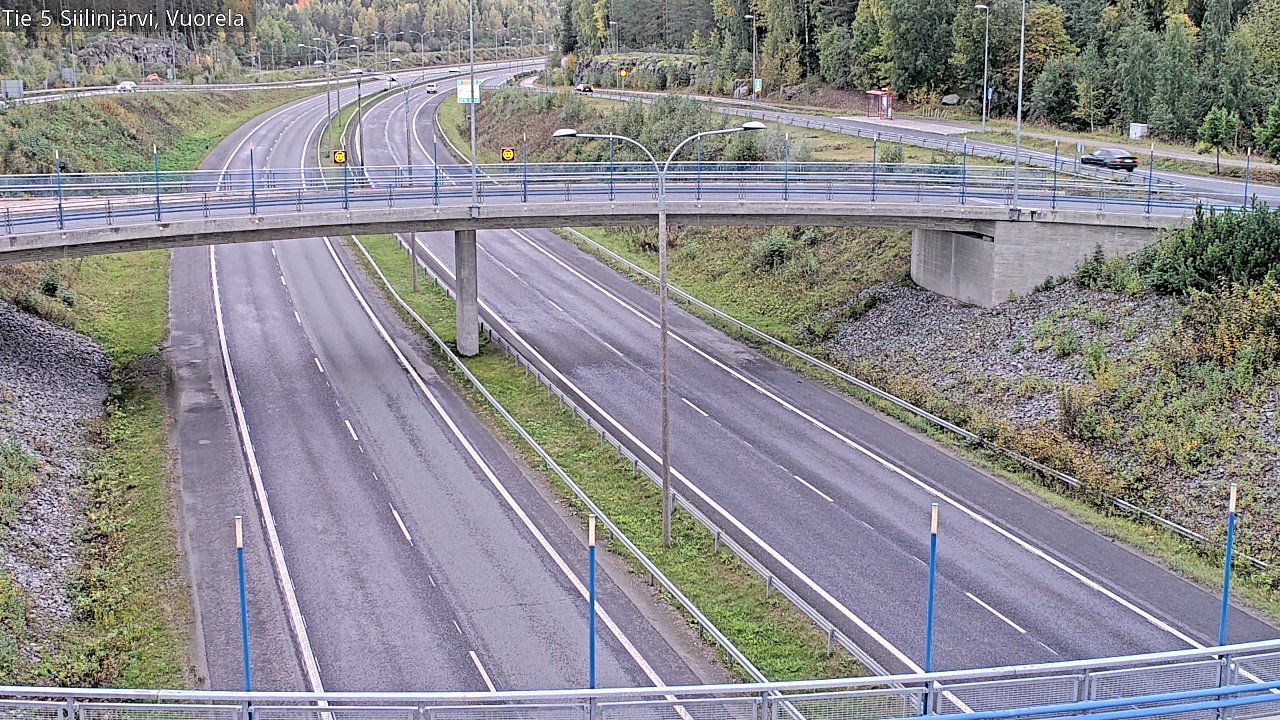 Kelikamerat Kuva Tie 5 Siilinjärvi, Vuorela, Siilinjärvi, Pohjois-Savo