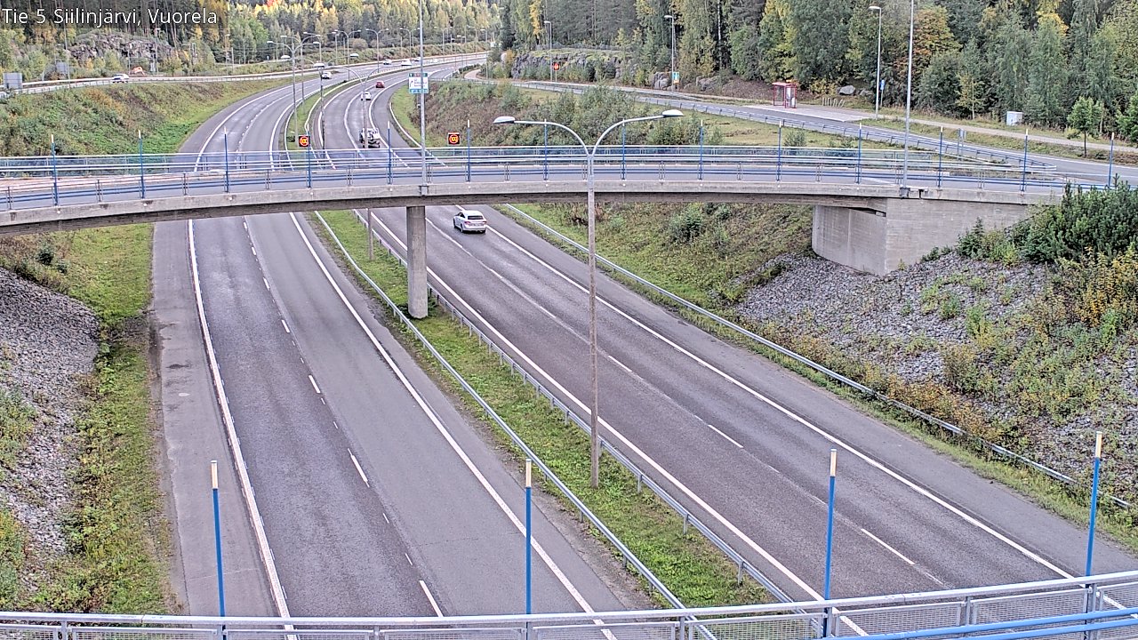 Weather Camera Image Väg 5 Siilinjärvi, Vuorela, Siilinjärvi, Pohjois-Savo