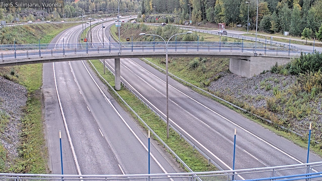 Weather Camera Image Väg 5 Siilinjärvi, Vuorela, Siilinjärvi, Pohjois-Savo