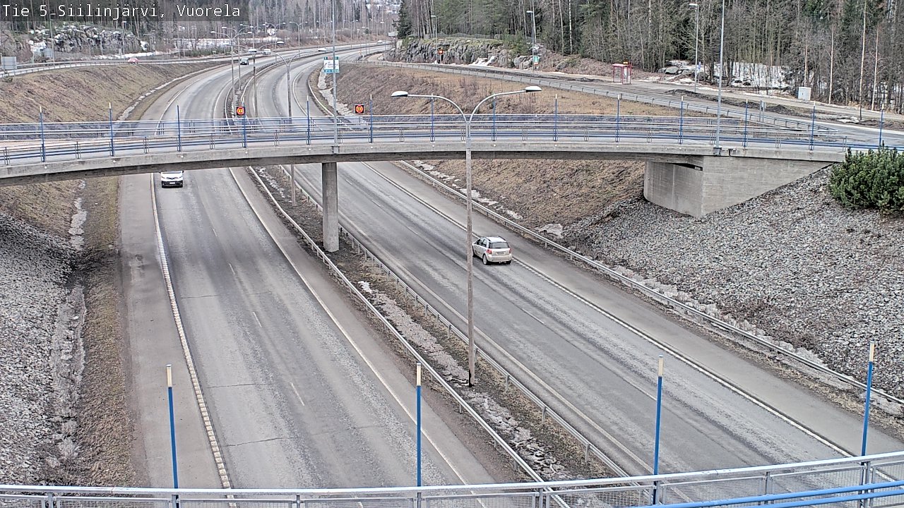 Weather Camera Image Road 5 Siilinjärvi, Vuorela, Siilinjärvi, Pohjois-Savo