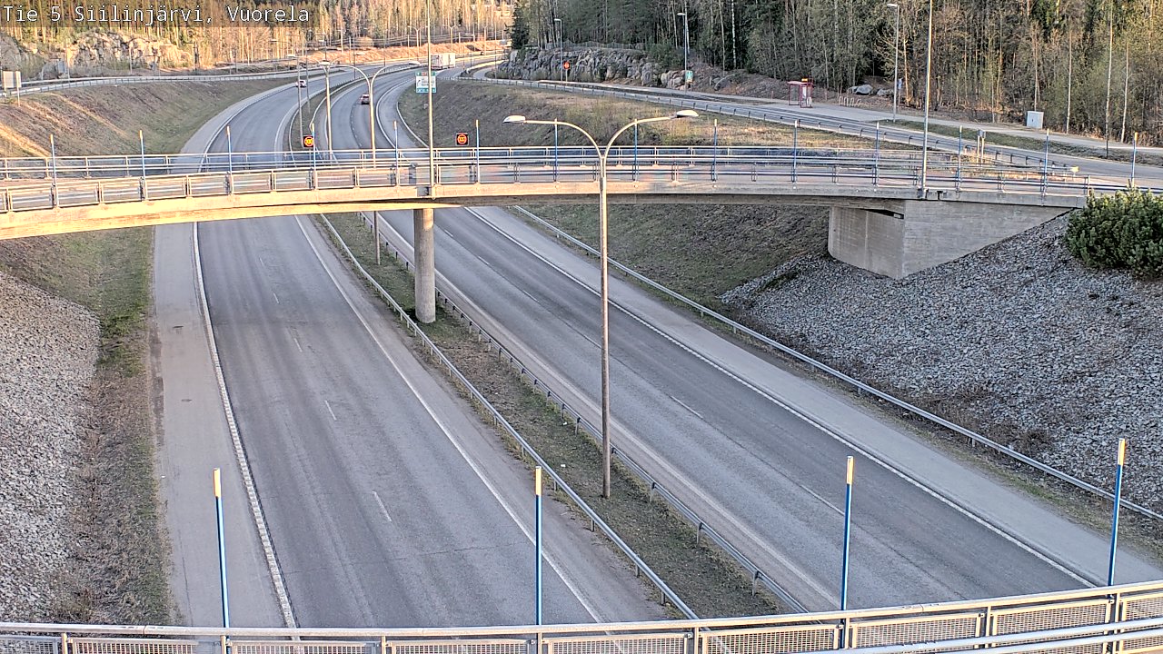 Weather Camera Image Road 5 Siilinjärvi, Vuorela, Siilinjärvi, Pohjois-Savo