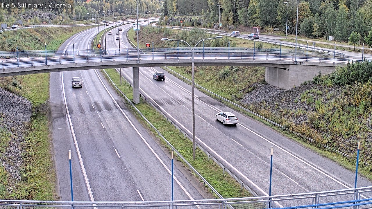 Kelikamerat Kuva Tie 5 Siilinjärvi, Vuorela, Siilinjärvi, Pohjois-Savo