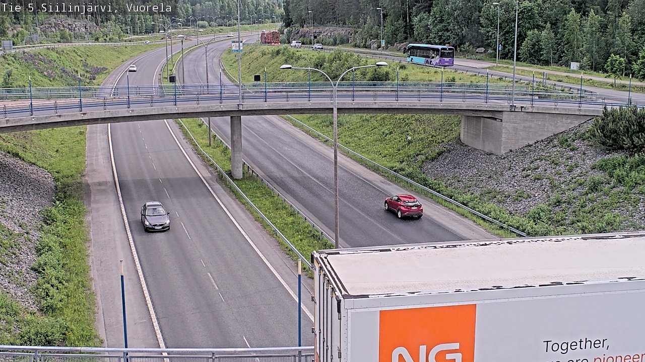 Kelikamerat Kuva Tie 5 Siilinjärvi, Vuorela, Siilinjärvi, Pohjois-Savo