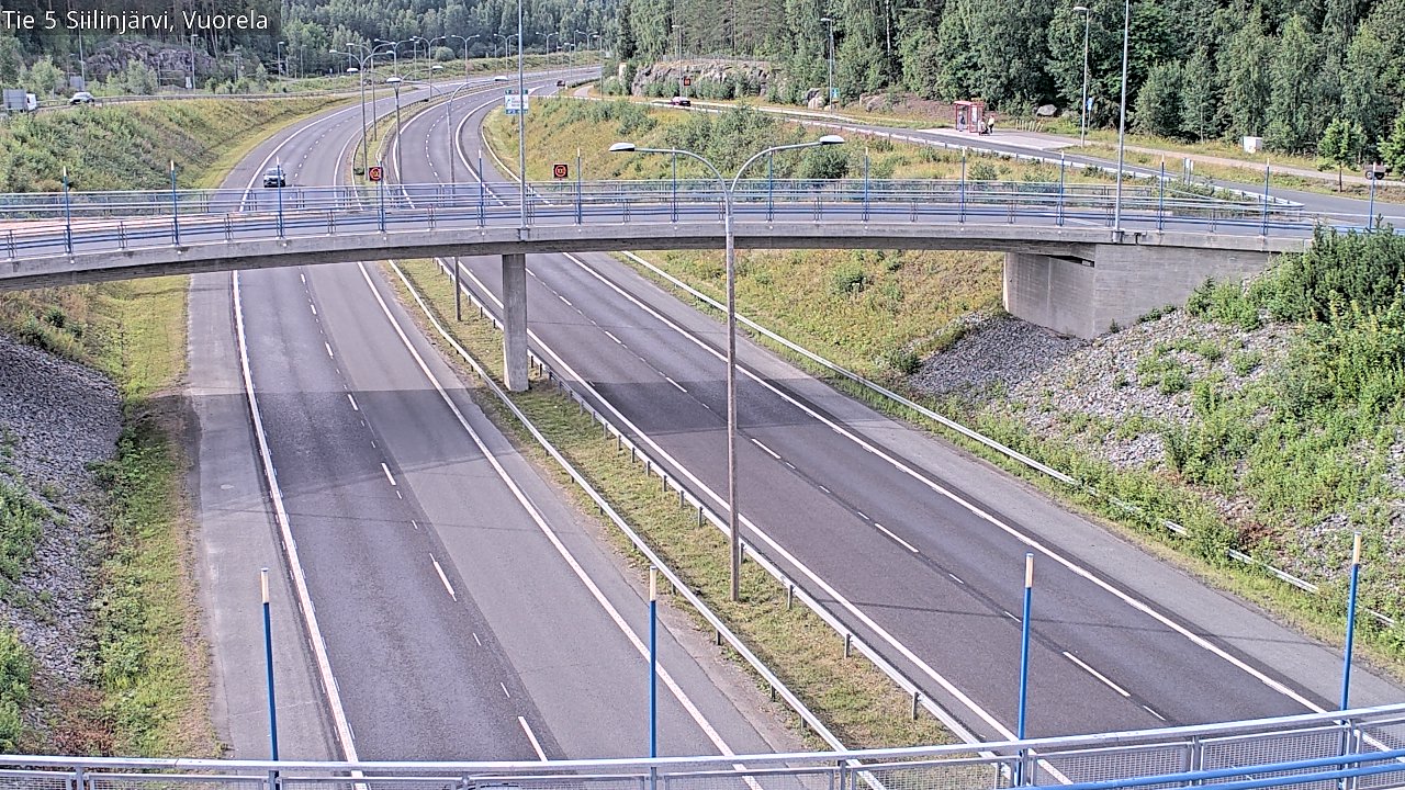 Weather Camera Image Road 5 Siilinjärvi, Vuorela, Siilinjärvi, Pohjois-Savo