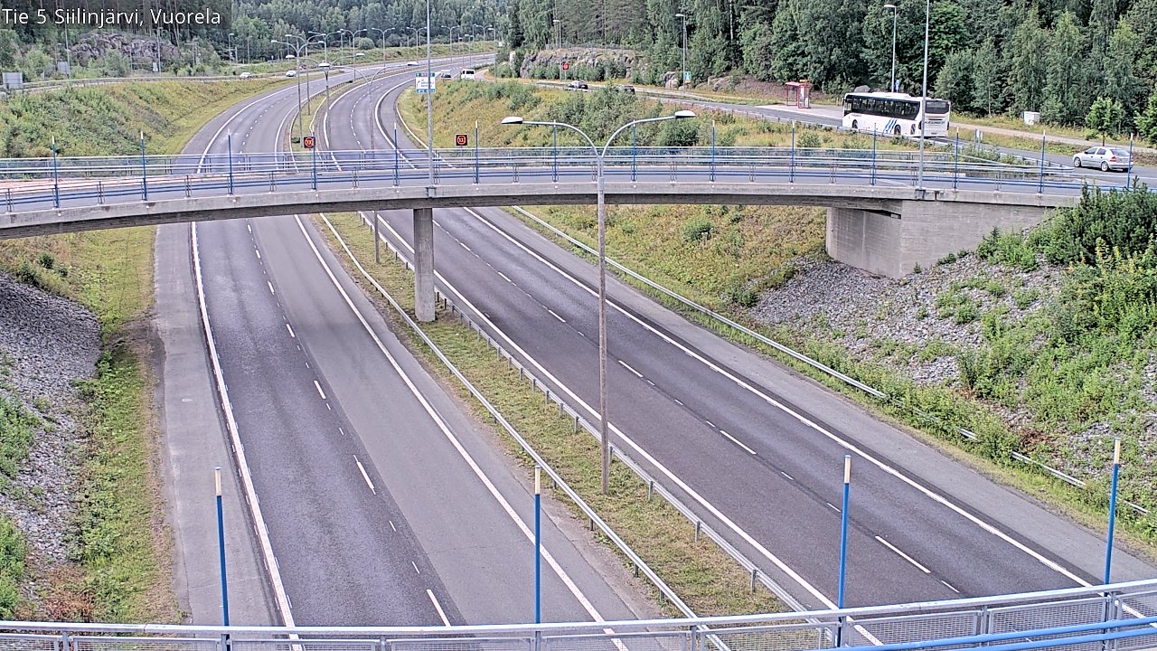 Weather Camera Image Road 5 Siilinjärvi, Vuorela, Siilinjärvi, Pohjois-Savo