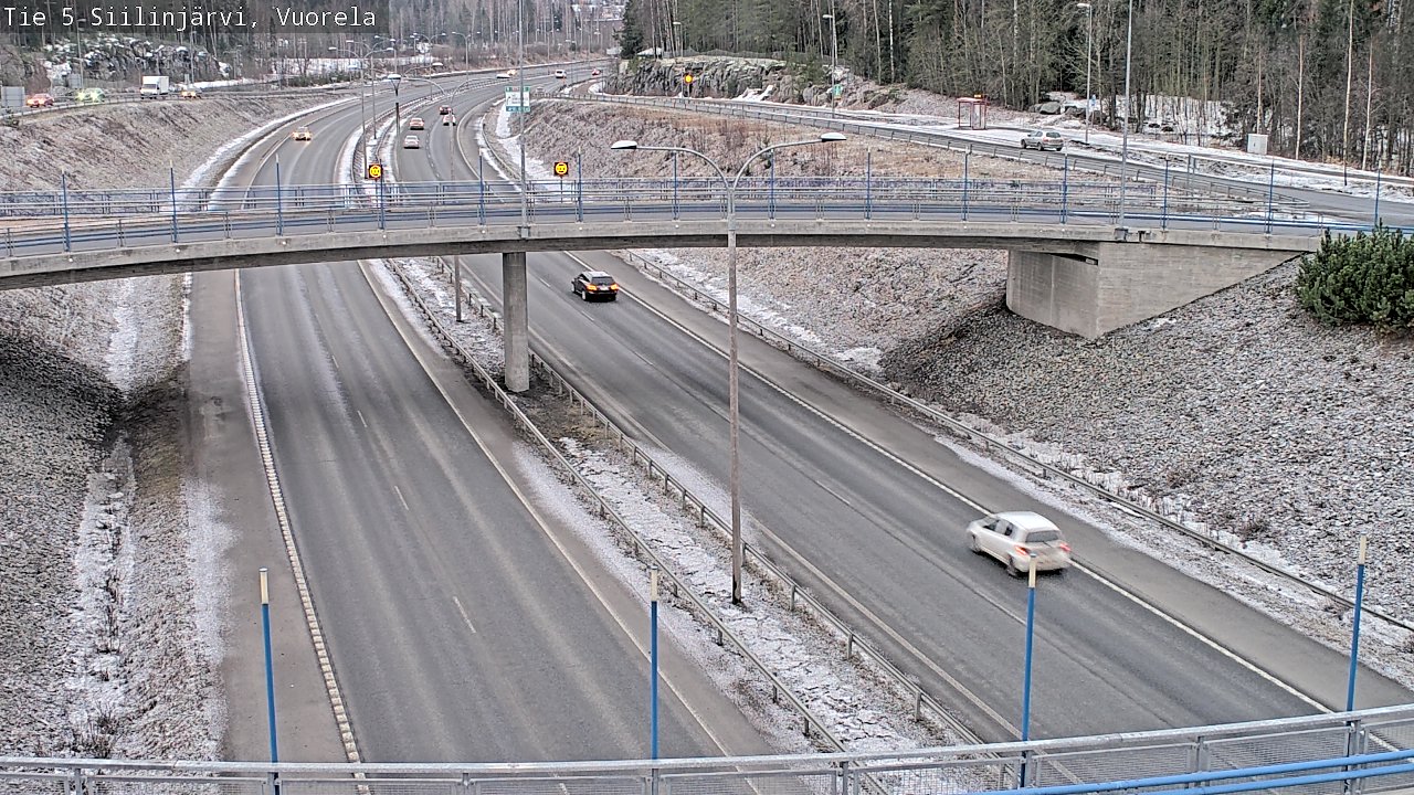 Kelikamerat Kuva Tie 5 Siilinjärvi, Vuorela, Siilinjärvi, Pohjois-Savo