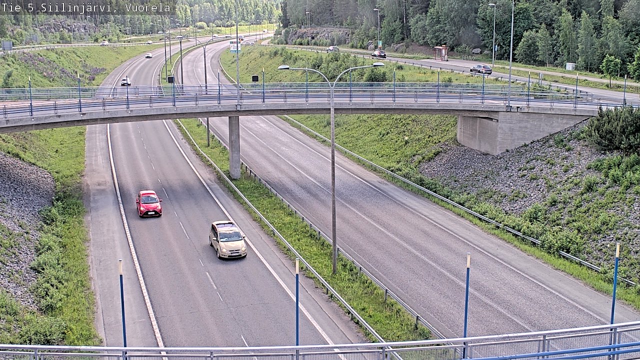 Kelikamerat Kuva Tie 5 Siilinjärvi, Vuorela, Siilinjärvi, Pohjois-Savo