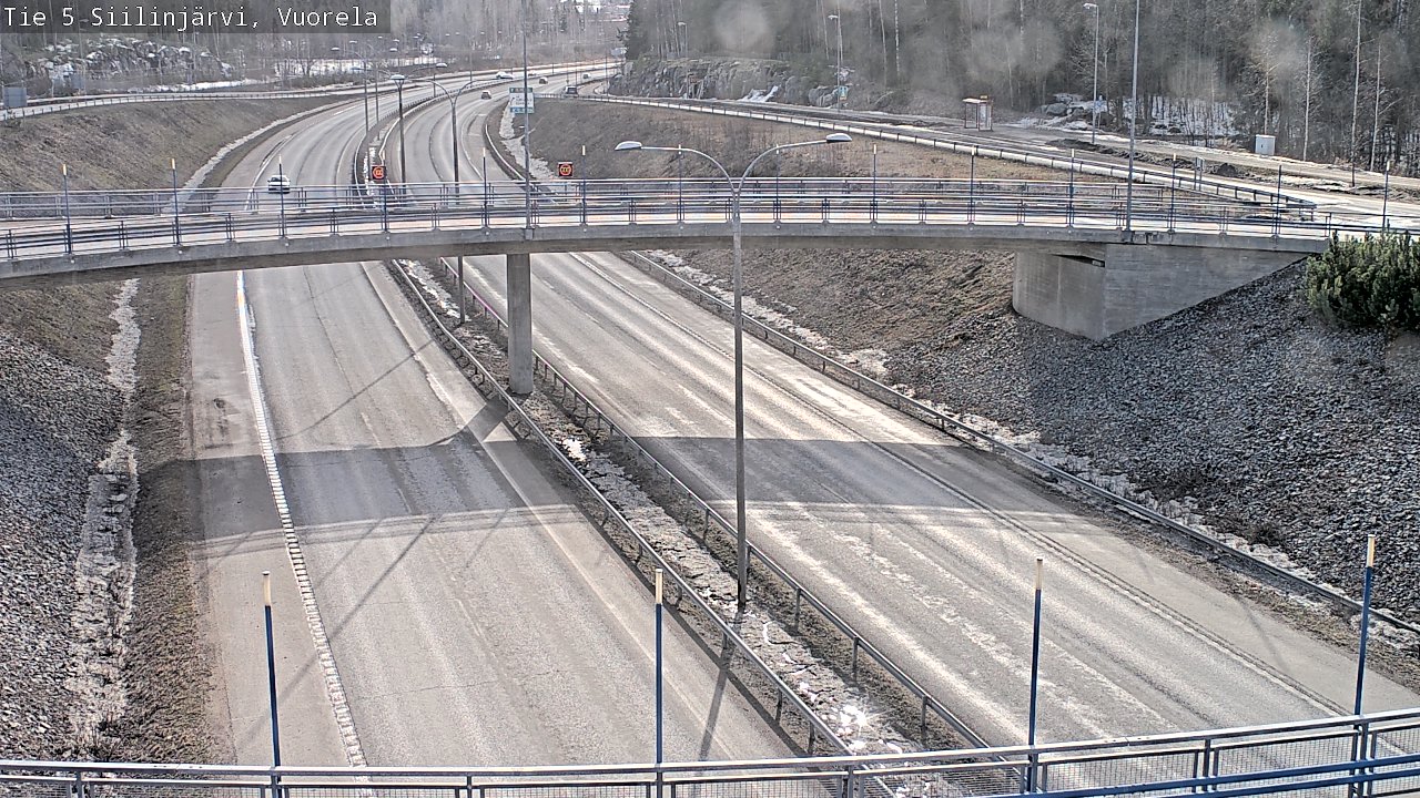 Kelikamerat Kuva Tie 5 Siilinjärvi, Vuorela, Siilinjärvi, Pohjois-Savo