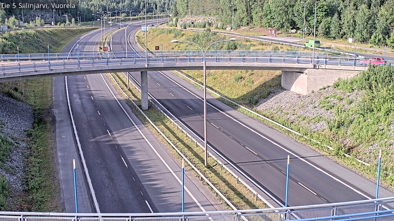 Weather Camera Image Väg 5 Siilinjärvi, Vuorela, Siilinjärvi, Pohjois-Savo