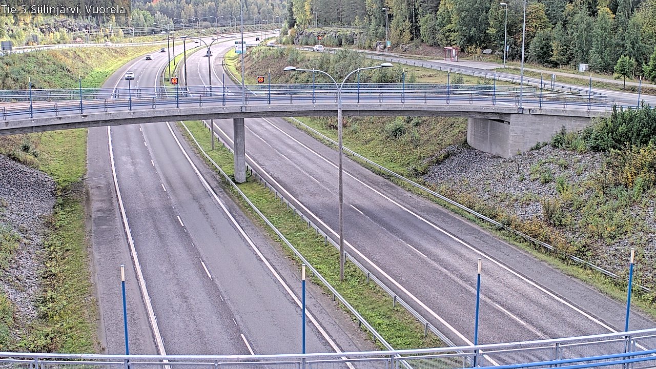 Kelikamerat Kuva Tie 5 Siilinjärvi, Vuorela, Siilinjärvi, Pohjois-Savo