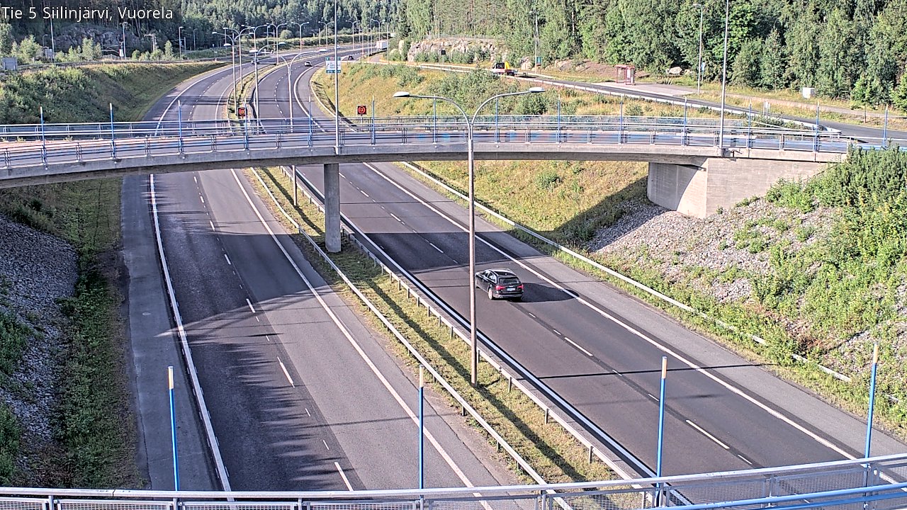 Weather Camera Image Road 5 Siilinjärvi, Vuorela, Siilinjärvi, Pohjois-Savo