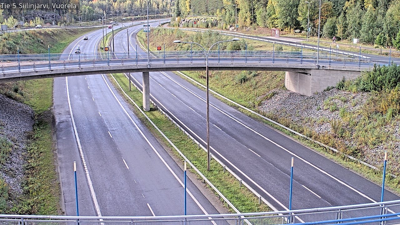 Weather Camera Image Road 5 Siilinjärvi, Vuorela, Siilinjärvi, Pohjois-Savo