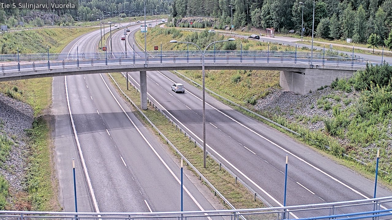 Weather Camera Image Road 5 Siilinjärvi, Vuorela, Siilinjärvi, Pohjois-Savo
