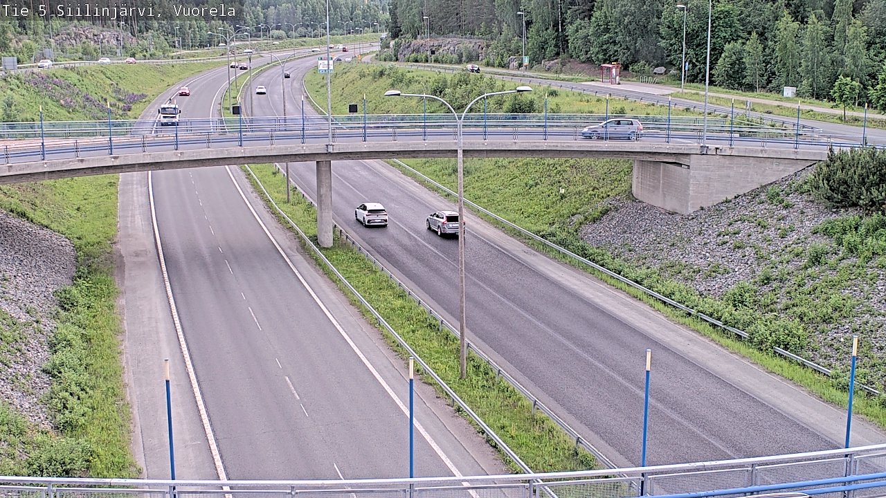 Kelikamerat Kuva Tie 5 Siilinjärvi, Vuorela, Siilinjärvi, Pohjois-Savo