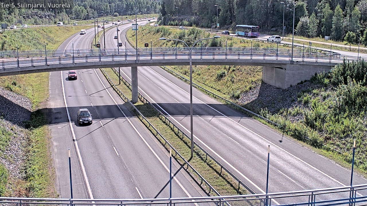 Kelikamerat Kuva Tie 5 Siilinjärvi, Vuorela, Siilinjärvi, Pohjois-Savo