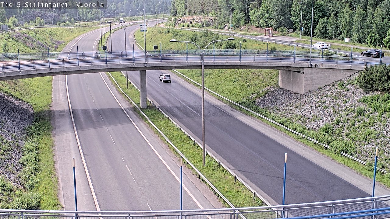 Kelikamerat Kuva Tie 5 Siilinjärvi, Vuorela, Siilinjärvi, Pohjois-Savo