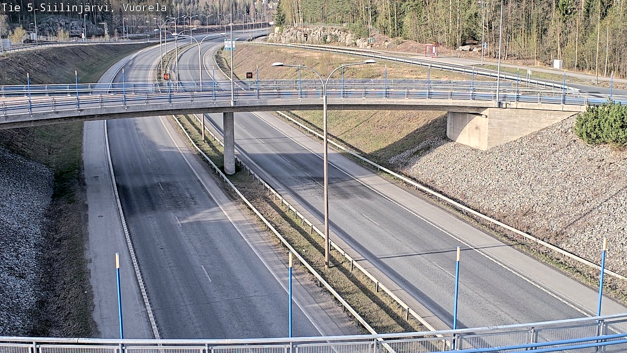 Weather Camera Image Väg 5 Siilinjärvi, Vuorela, Siilinjärvi, Pohjois-Savo