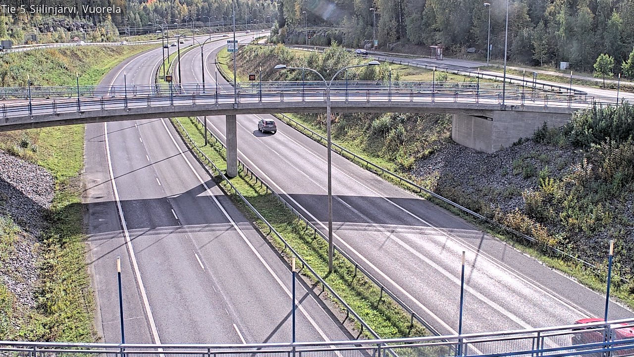 Weather Camera Image Väg 5 Siilinjärvi, Vuorela, Siilinjärvi, Pohjois-Savo