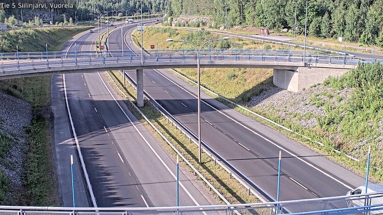 Weather Camera Image Road 5 Siilinjärvi, Vuorela, Siilinjärvi, Pohjois-Savo