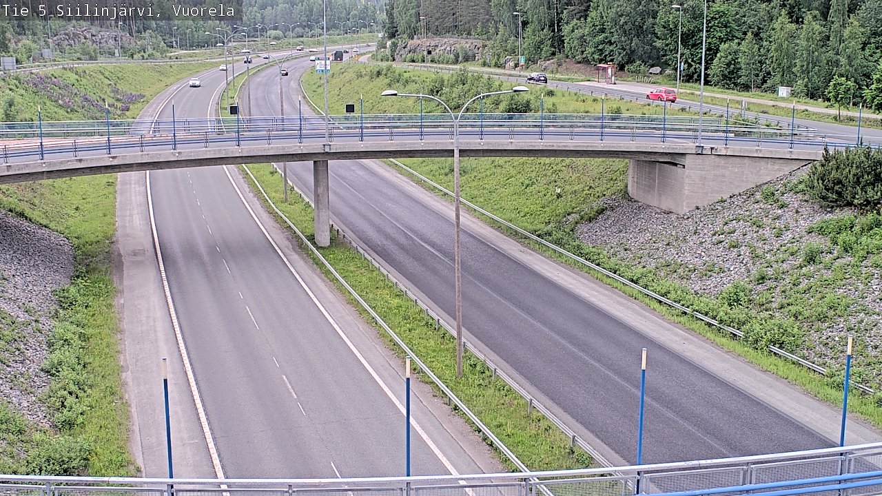 Kelikamerat Kuva Tie 5 Siilinjärvi, Vuorela, Siilinjärvi, Pohjois-Savo
