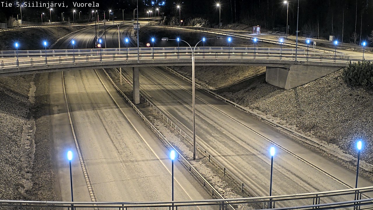 Kelikamerat Kuva Tie 5 Siilinjärvi, Vuorela, Siilinjärvi, Pohjois-Savo