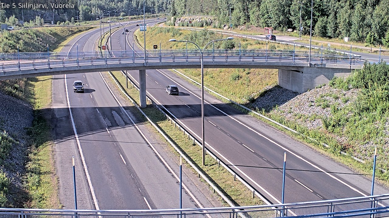 Kelikamerat Kuva Tie 5 Siilinjärvi, Vuorela, Siilinjärvi, Pohjois-Savo