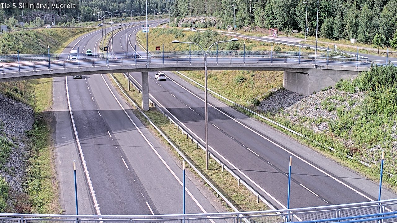Weather Camera Image Road 5 Siilinjärvi, Vuorela, Siilinjärvi, Pohjois-Savo