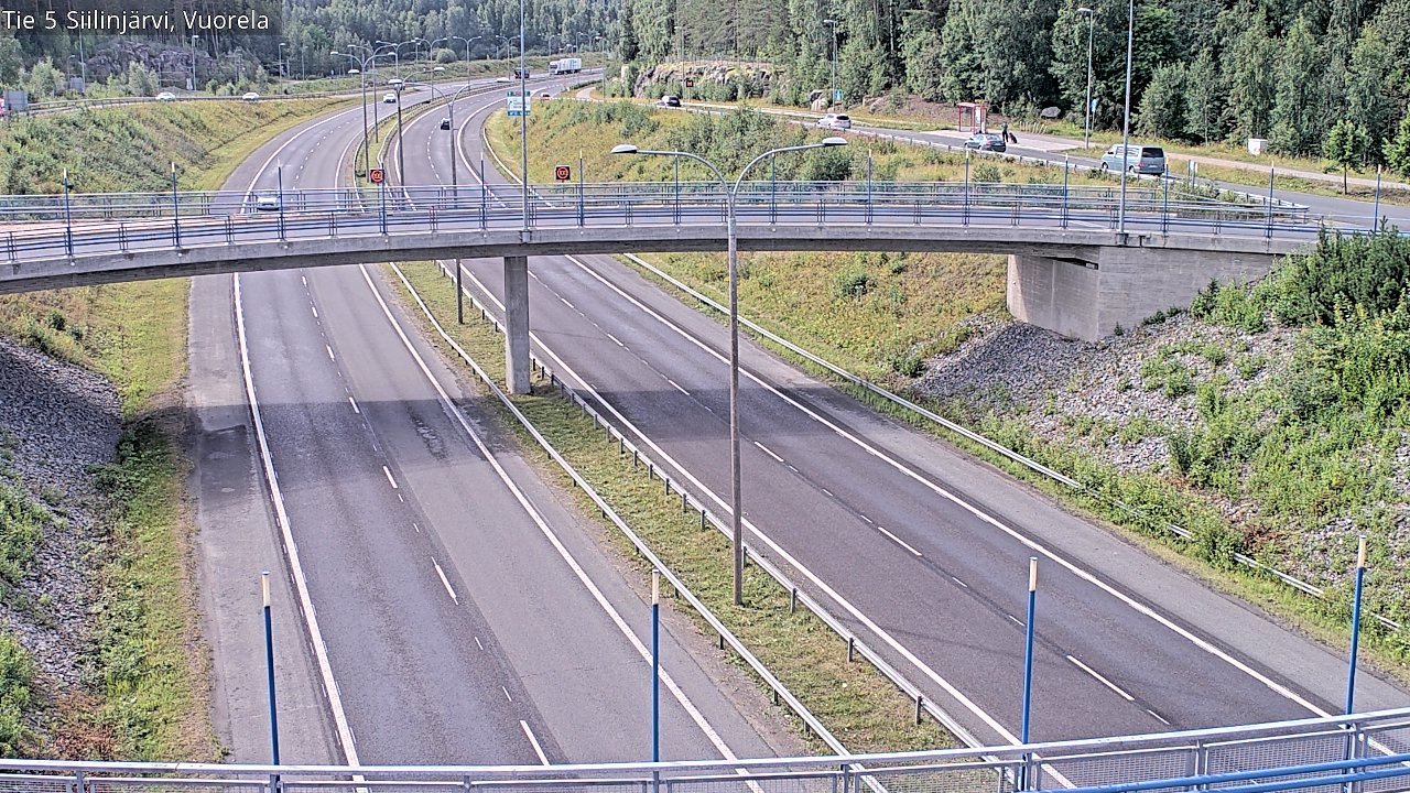 Kelikamerat Kuva Tie 5 Siilinjärvi, Vuorela, Siilinjärvi, Pohjois-Savo