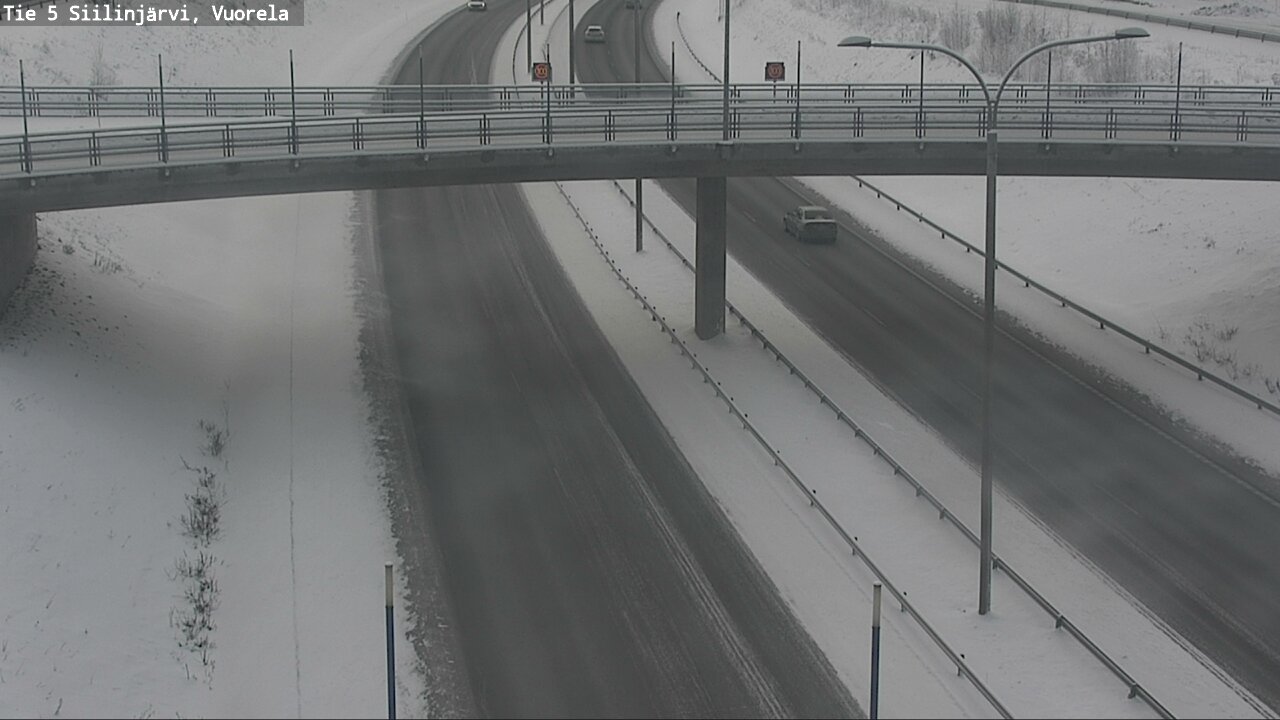 Weather Camera Image Väg 5 Siilinjärvi, Vuorela, Siilinjärvi, Pohjois-Savo