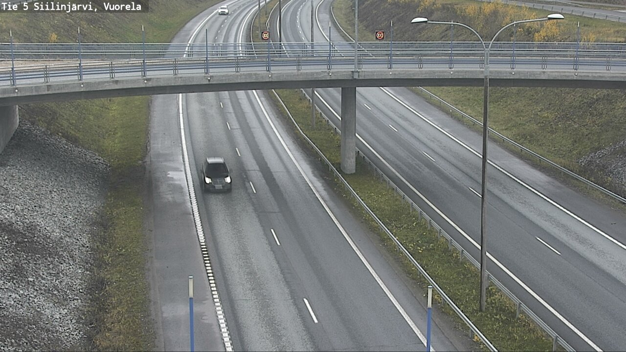 Weather Camera Image Väg 5 Siilinjärvi, Vuorela, Siilinjärvi, Pohjois-Savo