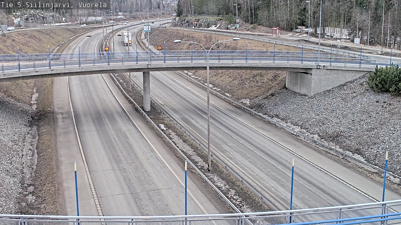 Weather Camera Image Väg 5 Siilinjärvi, Vuorela, Siilinjärvi, Pohjois-Savo
