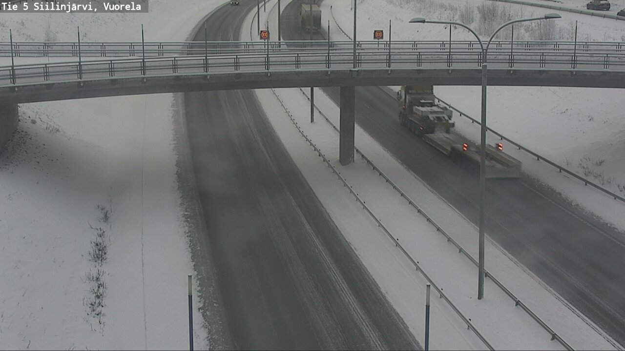Weather Camera Image Väg 5 Siilinjärvi, Vuorela, Siilinjärvi, Pohjois-Savo