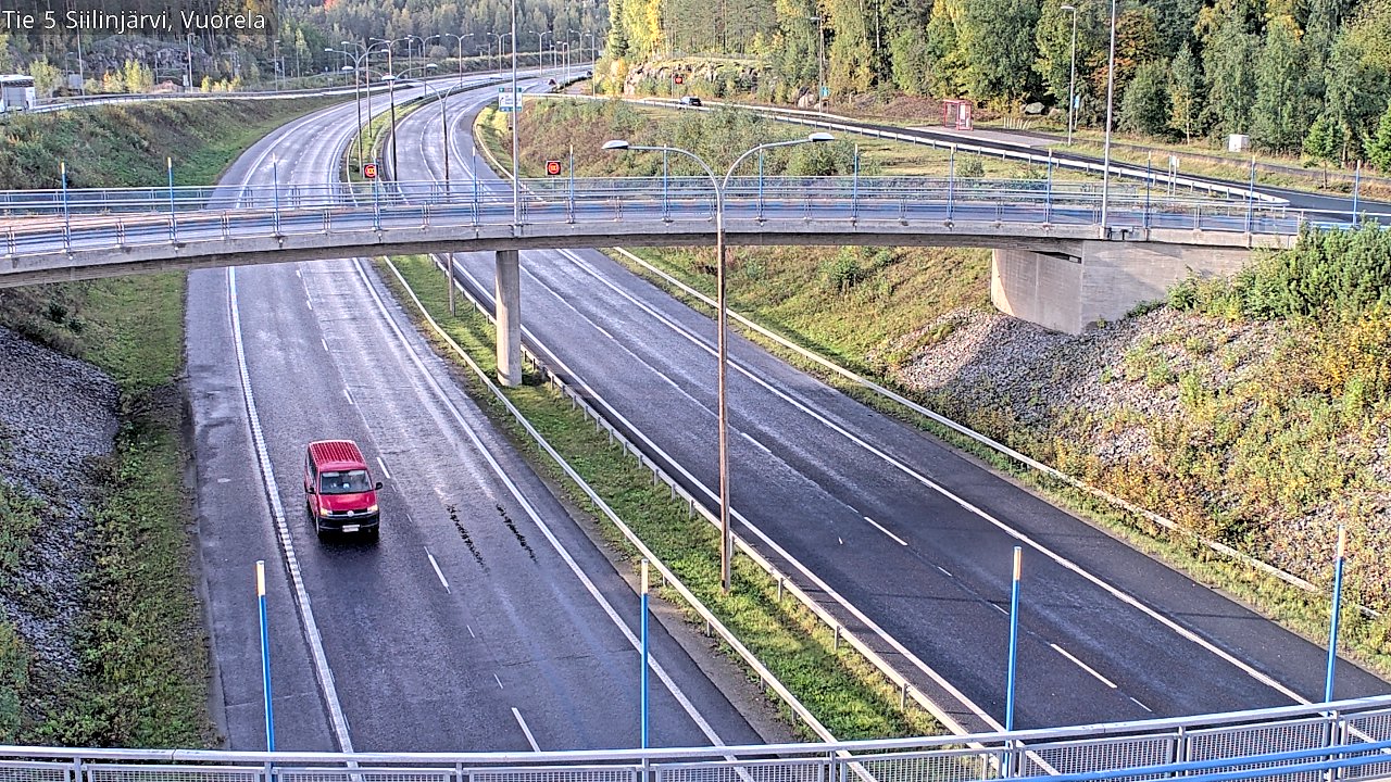 Kelikamerat Kuva Tie 5 Siilinjärvi, Vuorela, Siilinjärvi, Pohjois-Savo