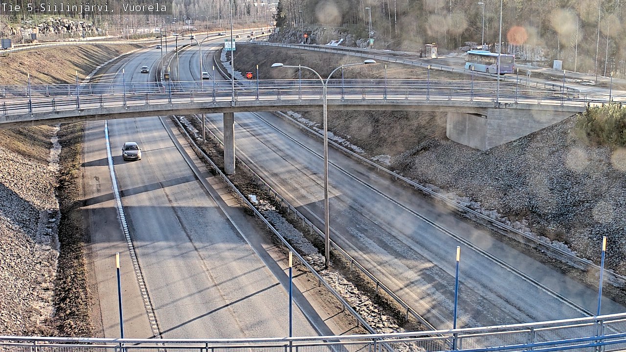 Kelikamerat Kuva Tie 5 Siilinjärvi, Vuorela, Siilinjärvi, Pohjois-Savo