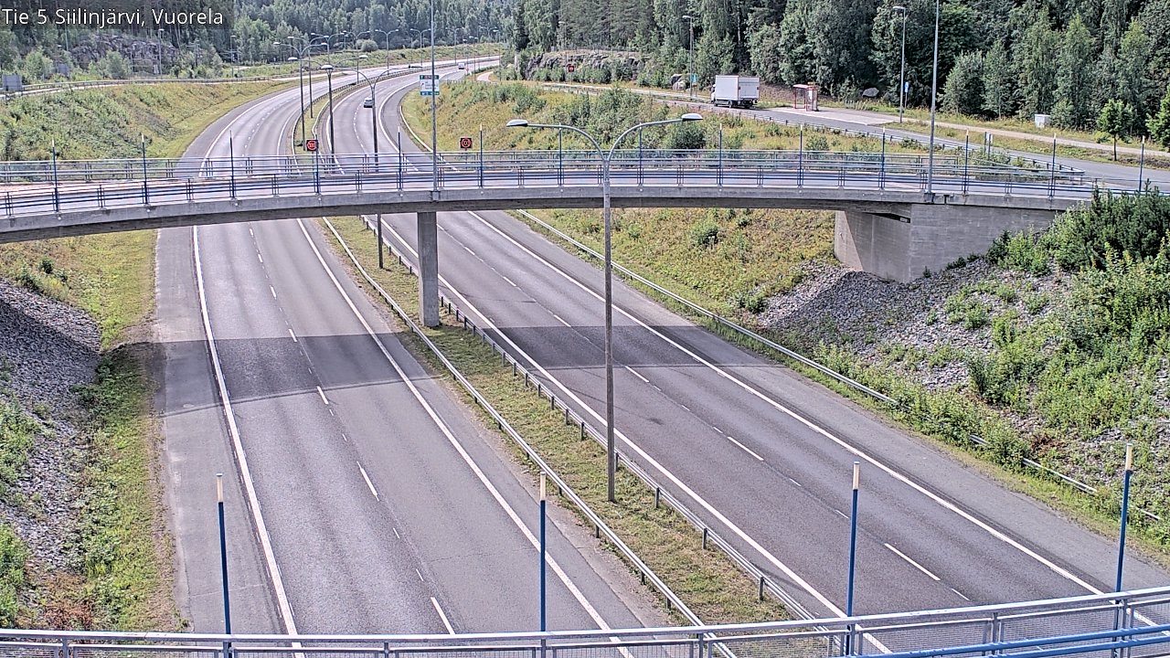 Weather Camera Image Road 5 Siilinjärvi, Vuorela, Siilinjärvi, Pohjois-Savo