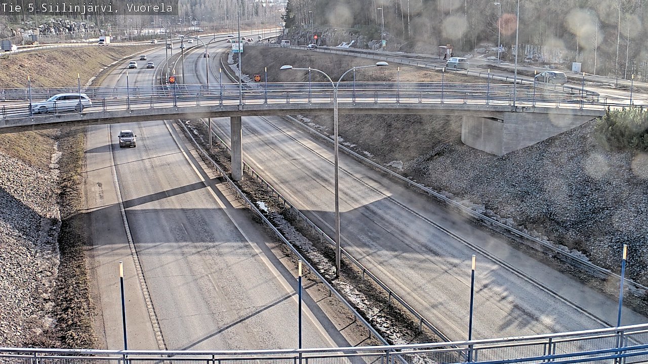 Weather Camera Image Väg 5 Siilinjärvi, Vuorela, Siilinjärvi, Pohjois-Savo