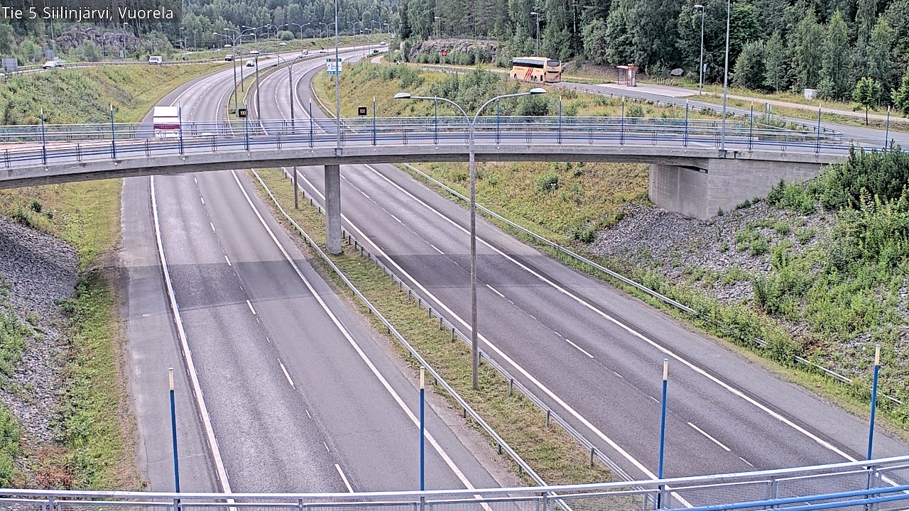 Weather Camera Image Road 5 Siilinjärvi, Vuorela, Siilinjärvi, Pohjois-Savo