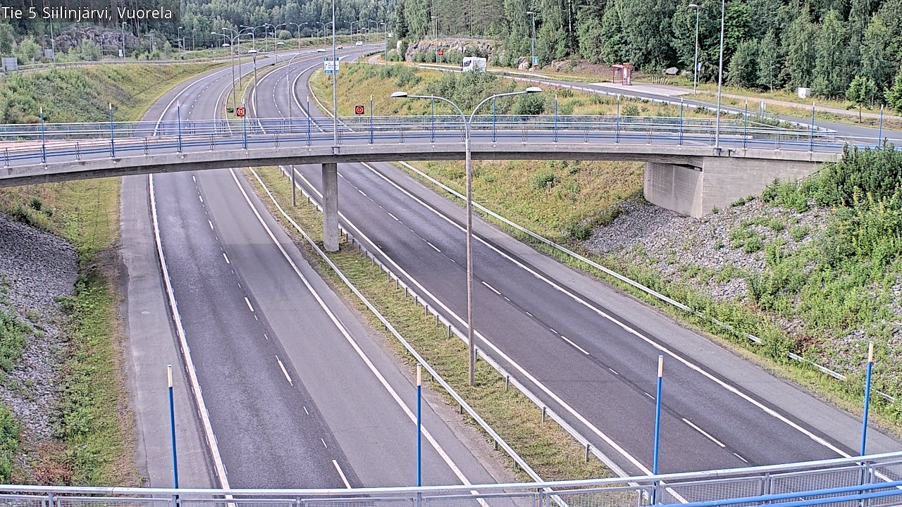 Weather Camera Image Road 5 Siilinjärvi, Vuorela, Siilinjärvi, Pohjois-Savo