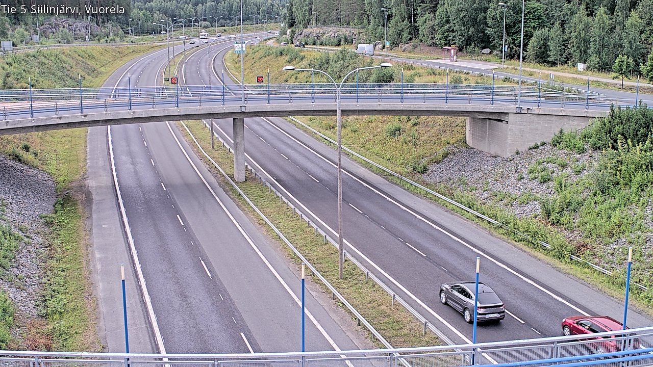 Weather Camera Image Road 5 Siilinjärvi, Vuorela, Siilinjärvi, Pohjois-Savo