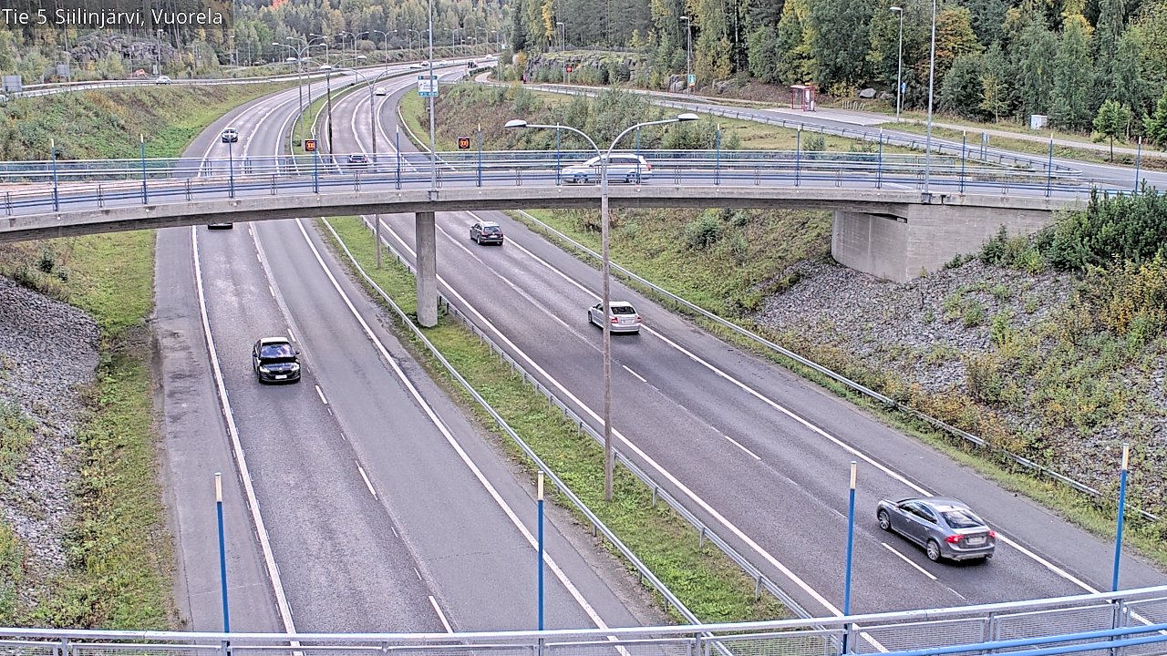 Weather Camera Image Väg 5 Siilinjärvi, Vuorela, Siilinjärvi, Pohjois-Savo