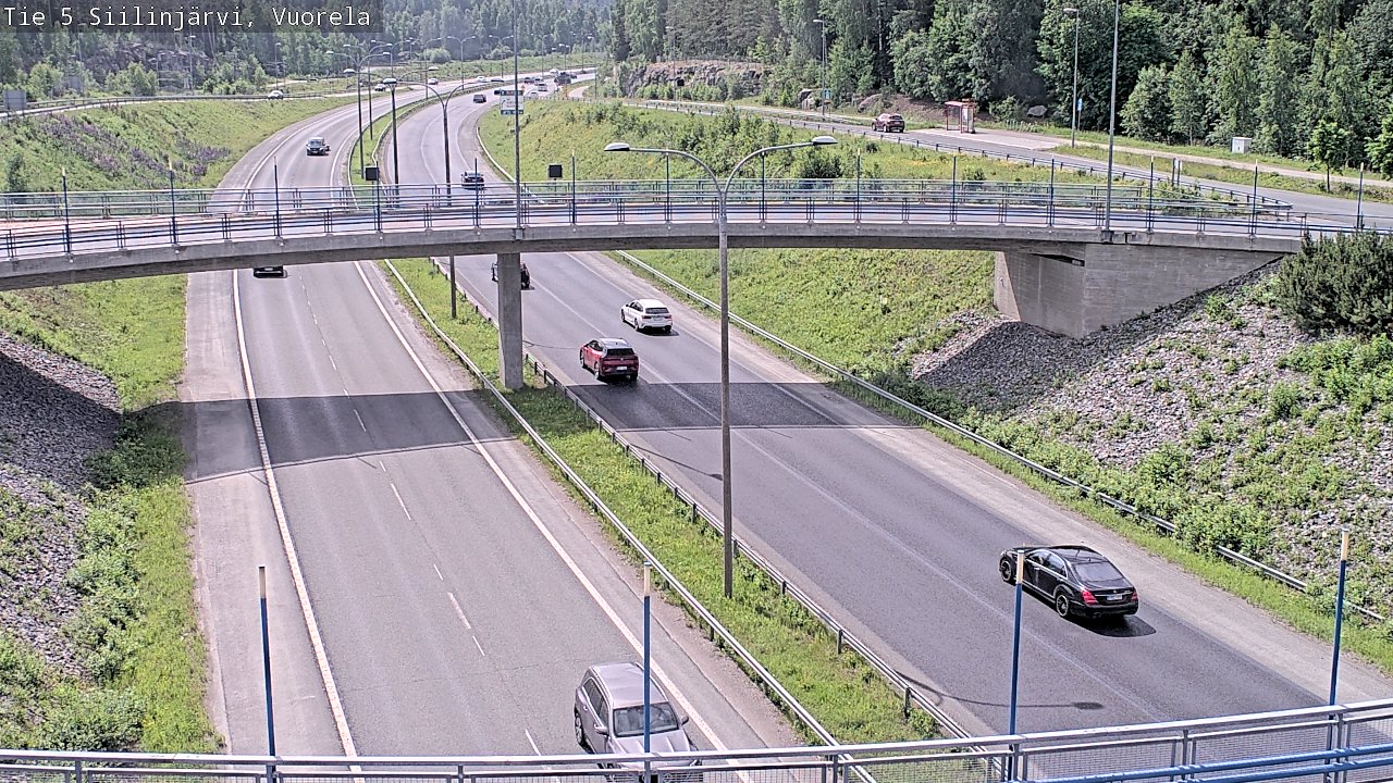 Kelikamerat Kuva Tie 5 Siilinjärvi, Vuorela, Siilinjärvi, Pohjois-Savo