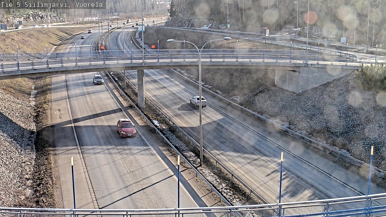 Weather Camera Image Väg 5 Siilinjärvi, Vuorela, Siilinjärvi, Pohjois-Savo