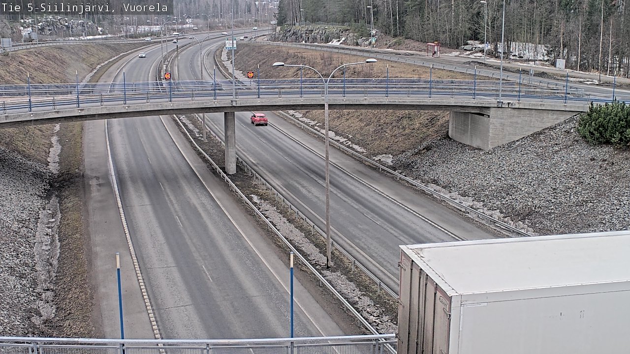 Kelikamerat Kuva Tie 5 Siilinjärvi, Vuorela, Siilinjärvi, Pohjois-Savo