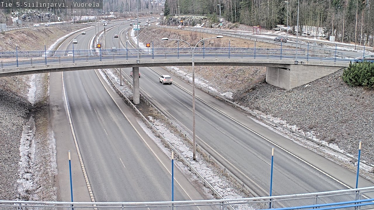 Kelikamerat Kuva Tie 5 Siilinjärvi, Vuorela, Siilinjärvi, Pohjois-Savo