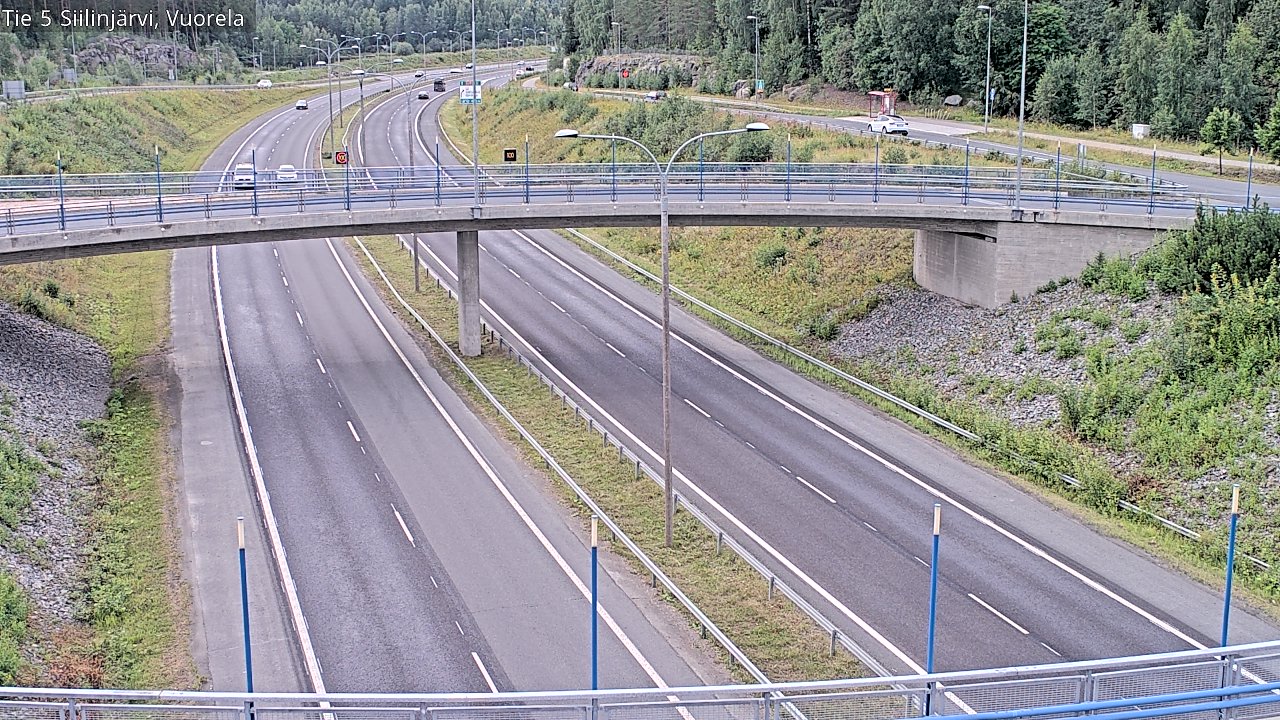 Weather Camera Image Road 5 Siilinjärvi, Vuorela, Siilinjärvi, Pohjois-Savo