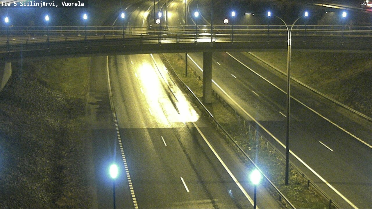 Weather Camera Image Road 5 Siilinjärvi, Vuorela, Siilinjärvi, Pohjois-Savo