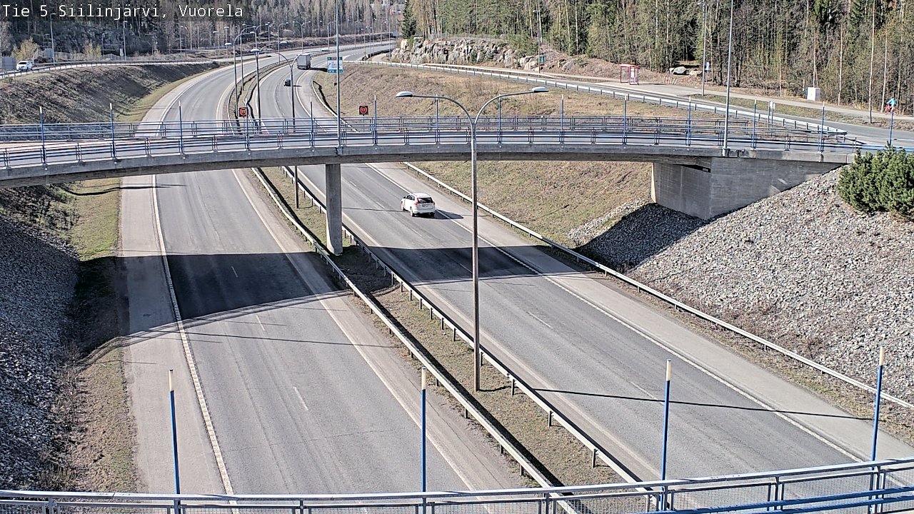 Weather Camera Image Road 5 Siilinjärvi, Vuorela, Siilinjärvi, Pohjois-Savo