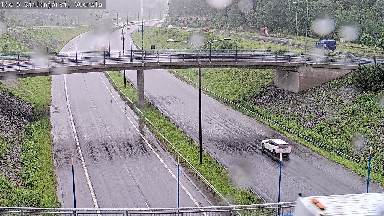 Weather Camera Image Road 5 Siilinjärvi, Vuorela, Siilinjärvi, Pohjois-Savo